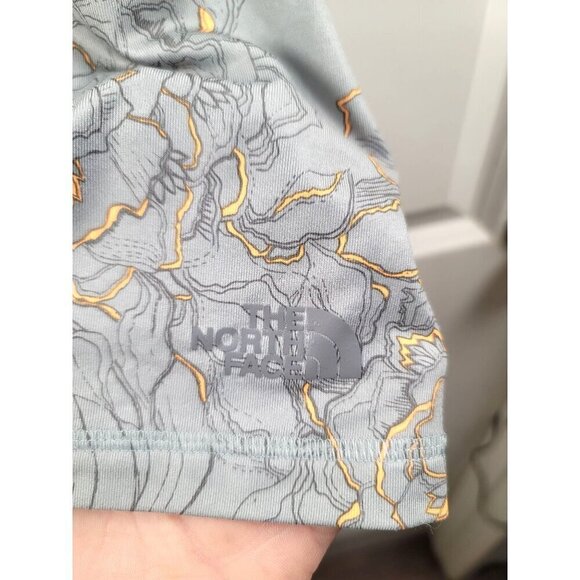 The North Face Women's Vapor Wick Floral Gray & Orange Tank Top Size M - Picture 5 of 9